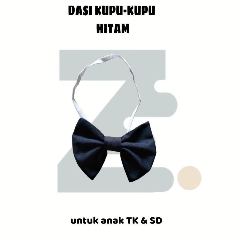 DASI KUPU-KUPU ANAK WARNA HITAM / DASI KUPU-KUPU / DASI KUPU HITAM 0
