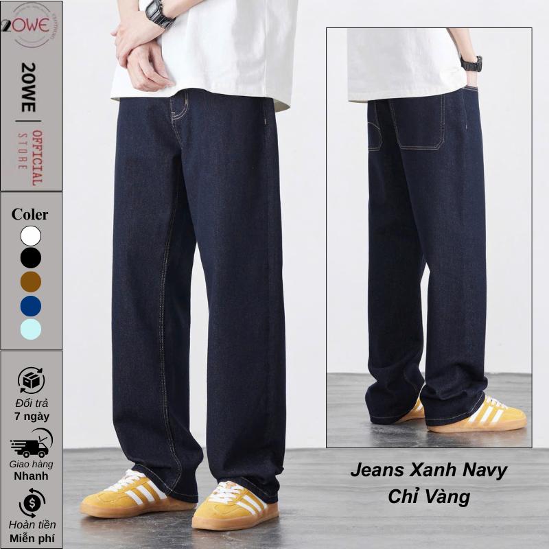 [Deal Mở Bán] Quần Jeans Nam Form Suông Ống Đứng Chất Vải Denim Mềm Mịn Nổi Bật Menwears New Trend 2025