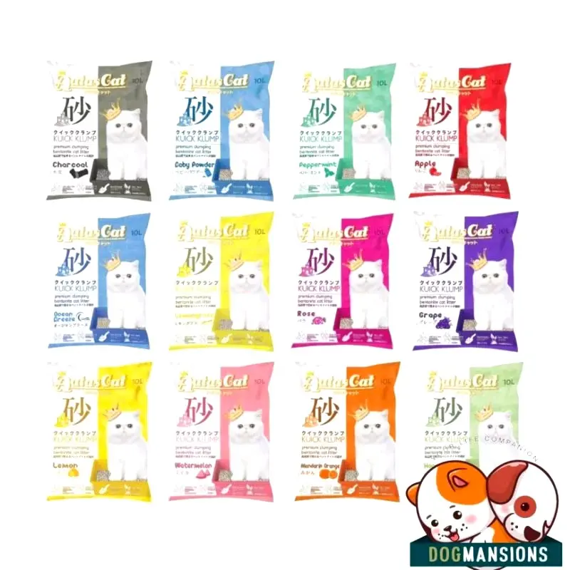 Aatas Cat 10L Kuick Klump Bentonite Cat Litter 10L (12 Flavors)
