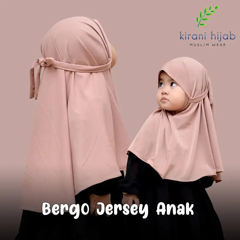 Hijab Bergo Jersey Anak / Kirani Hijab Anak Bergo Jersey 1