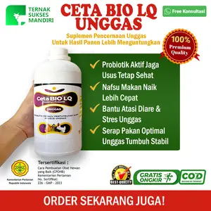 CETA BIO LQ UNGGAS - Probiotik Aman & Peningkat Imunitas Untuk Semua Jenis Unggas