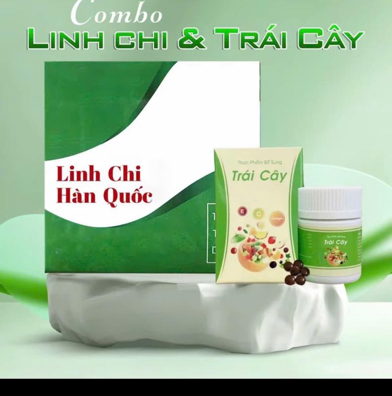   Hàng mới   Combo Linh chi Và Viên Uống Vitamin Trái Cây Hỗ Trợ Bổ Sung Collagen 