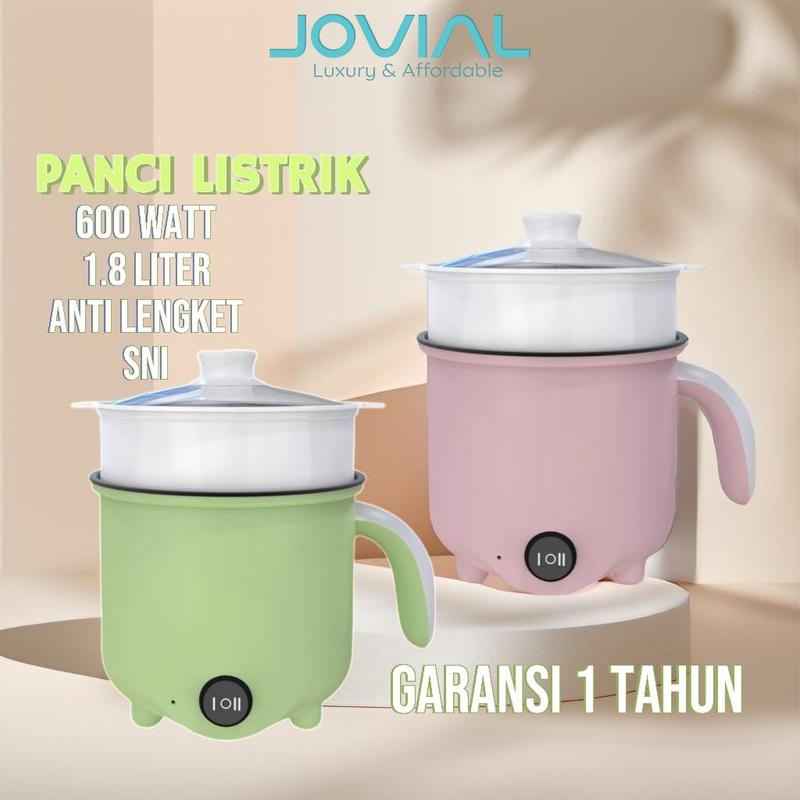 Product Introduction of Jovial Bundling Panci Listrik SNI + Portable Electric Cooker Frying Pan 24