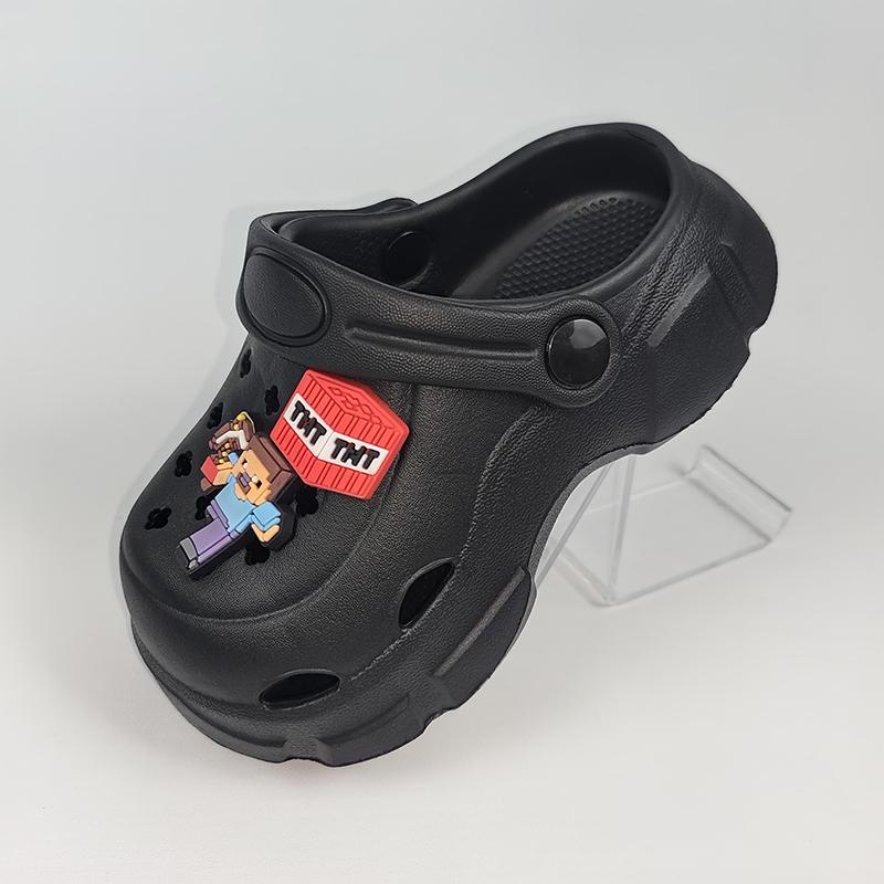 Size 30-35 Sandal Anak Laki Laki Sandal Baim Lucu MineCraft Viral Kekinian Anti Slip COD