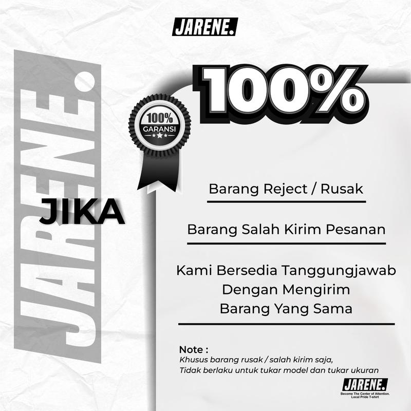KAOS JARENE - TIDAK SEMUA ANJING BERBENTUK HEWAN BAHAN KATUN COMMBED 24S SABLON DISTRO 7