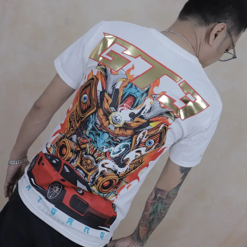 PATGANG KAOS PRIA GT3 / BAJU SABLON GT3 / KAOS PRIA VIRAL / BAJU DISTRO / BAJU COWO Combed Gold Tshirt Katun Nyaman Panjang Cantik Printing Keren Anime Cowok 5
