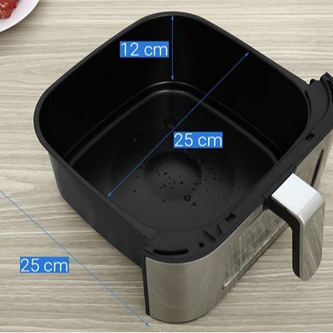 Nồi Chiên Không Dầu Rapido 8L Cao Cấp, Công Nghệ Hiện Đại, Hàng Chính Hãng Bảo Hành Uy Tín 7