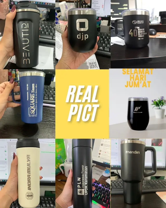 Tumbler Mug Egg Cupapi Ekonomis FREE Cetak Nama Logo Karakter Laser Grafir Murah 1 Hari Pengerjaan Tanpa PO  Stainless Steel Termos Vacuum 1