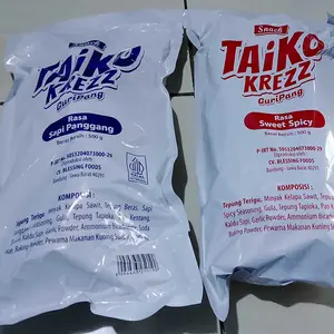 (HALAL) taiko krezz RASA BARU/Camilan ikan cumi kembang/Camilan murah/ Hadiah makanan/Camilan higienis/snack box/mukbang snack/snack 500g/snack 1kg/cemilan/cemilan enak simple/snack box kekinian/asmrmukbang/Cemilan Murah Halal/Cemilan