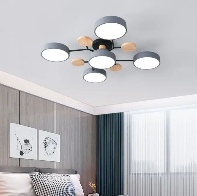 【Ready Stock】Lampu Gantung 3 Warna Lampu plafon LED Lampu Plafon Lampu Gantung Modern LED Baru Minimalis Ceiling Light Ruang Tamu Dapur Hias Lampu Lampu Plafon Lampu Ruang Tamu Sederhana 6