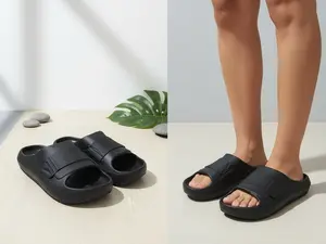 Sandal Pria Musim Panas Baru, Modis Kelas Atas, Sol Tebal, Anti Selip, Nyaman, dan Cocok untuk Digunakan di Rumah (hengrun-8038)