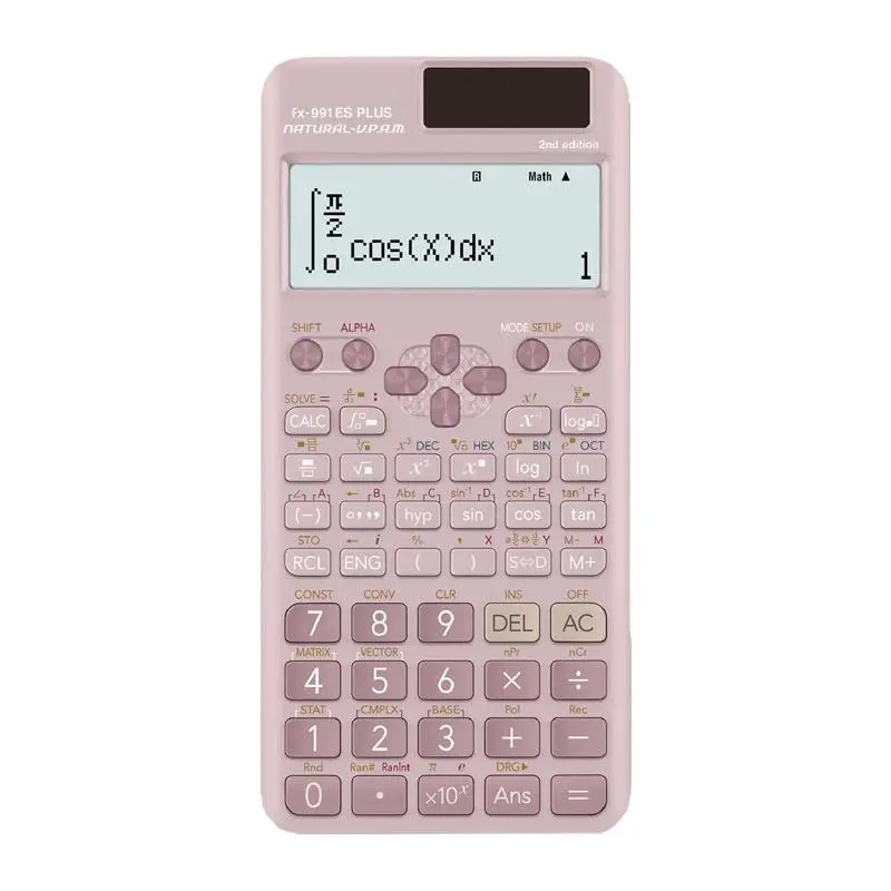 Scientific Calculator 991es plus 2nd Function Calculator test Exam Study Learning Professional Solar & Battery Student School Supplies Office Supplies 570ms 570es plus 991ex