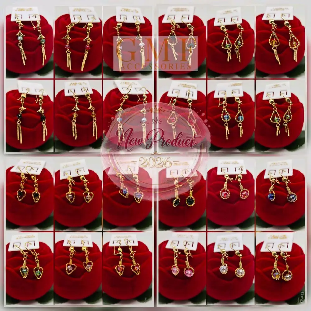 Anting Berlapis Emas Permata Ada Bandulnya Macam Macam Model Kategori Ketiga
