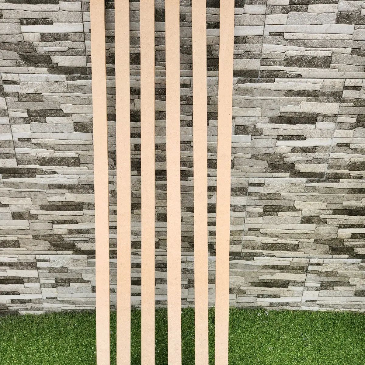 (10 pcs ) Hiasan Dinding Batten List MDF Tebal 6mm ukuran 3x100cm dekorasi rumah