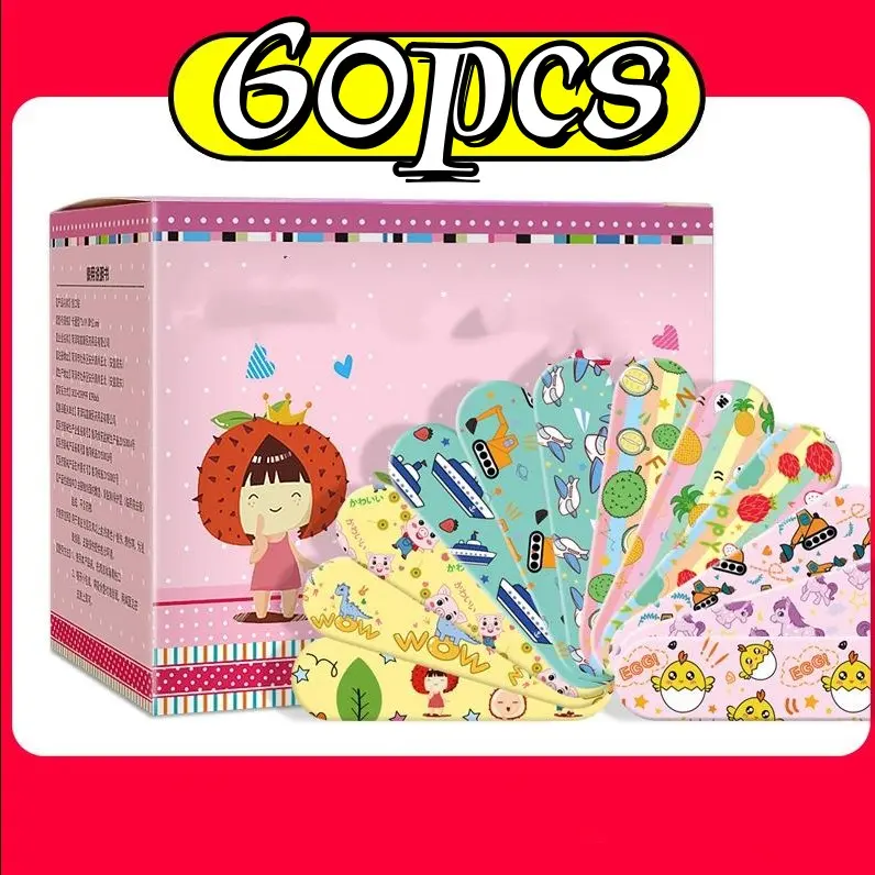 Perban bertema kartun 60pcs