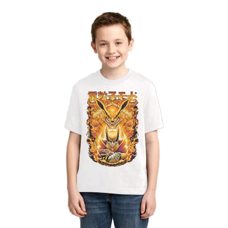 kaos anak 1-12 tahun karakter anime Naruto-Baryon mode 1 bahan lembut katun combed 28s Distro Baju Fashion Sd 4