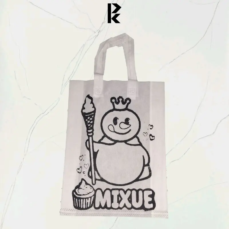 Paket lukis styrofoam dan tas spundbond ( 3 styrofoam + 2 tas spundbond free set alat lukis 7