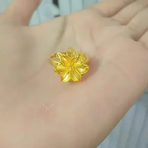 CINCIN VIER MODEL KERAWANG ACEH LAPIS EMAS 24 K