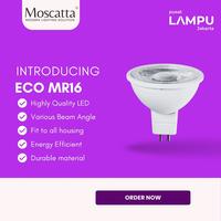 Gambar Moscatta MR16 Eco Series 7watt LED 220V GU 5.3 7W - 2700k, 24 Degree dari Pusat Lampu Jakarta Kota Administrasi Jakarta Pusat 1 Tokopedia