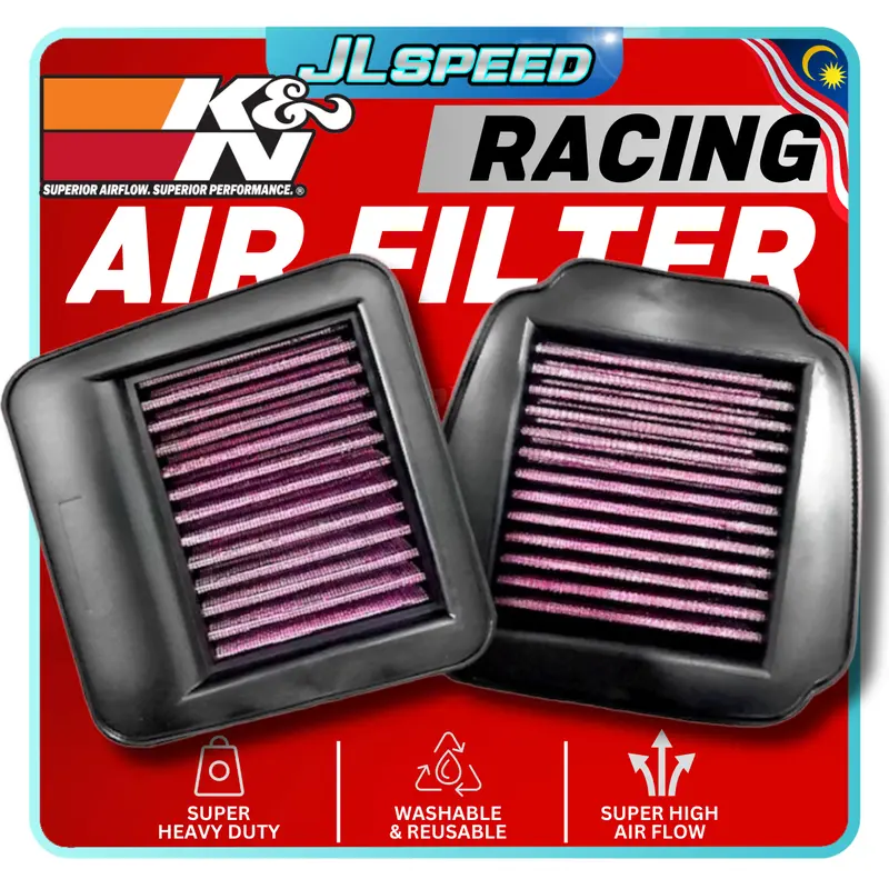 K&N RACING AIR FILTER YAMAHA R25 MT25 R15 MT15 Y15 Y15ZR Y16ZR