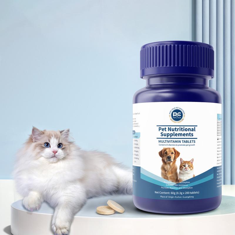 Petclear Viên bổ sung vitamin tổng hợp cho chó mèo – thành phần tự nhiên dễ hấp thu đáp ứng nhiều nhu cầu chỉ trong một viên.hộp 200 viên