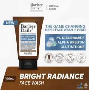 BARBER DAILY Bright Radiance Face Wash 100ml Untuk Semua Tipe Kulit