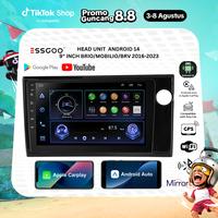 Gambar ESSGOO Head Unit  Untuk Honda Brio Mobilio Brv 2016-2023 9 Inch 4G+64G Android 13 Car Termasuk Frame PNP - 9"4+64+Frame+PNP+Wirless Carplay) dari ESSGOO Kota Administrasi Jakarta Barat 1 Tokopedia