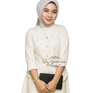 YUNIA - VEST SemiWoll Anti Kusut_Atasan Wanita Terbaru_Rompi Wanita Terlaris