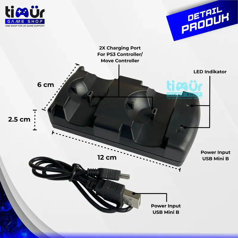 Charging Dock Stik Stick For P3 Dual Move Charging Dock Led Accessories Game 3