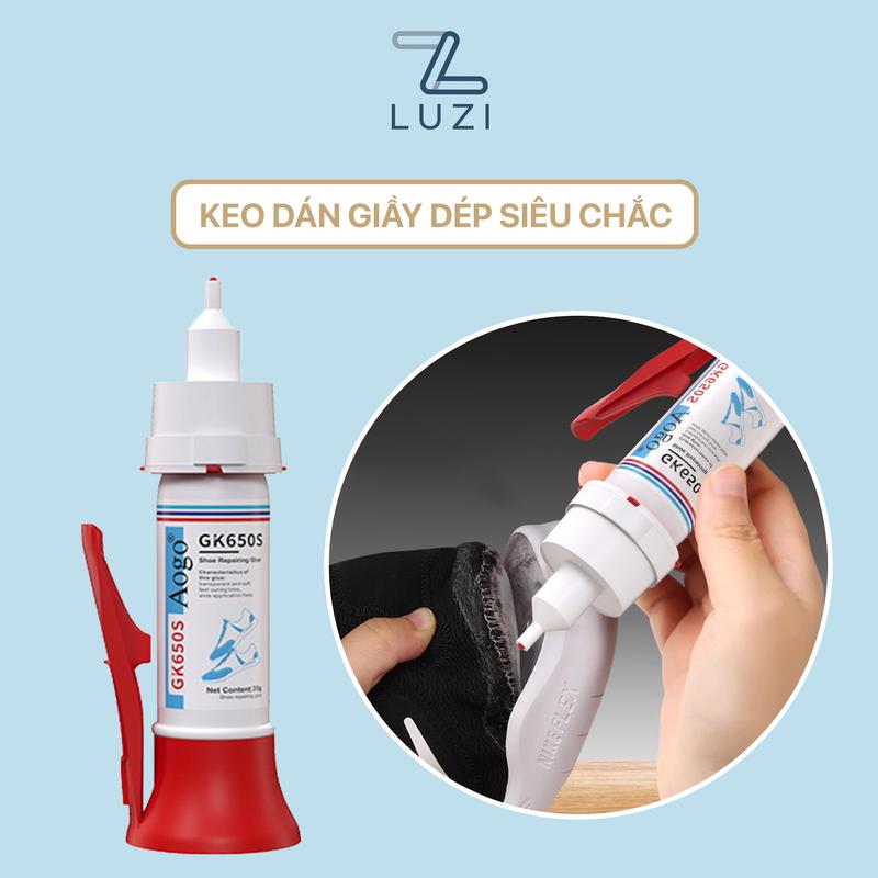  Keo Dán Giày cao gót,giày thể thao dép nhựa Chuyên Dụng keo dán đa năng dán túi xách balo dán trang sức phụ kiện keo dán thủy tinh đồ nhựa sành sứ kim loạị siêu bám dính GK650S Siêu Chắc Chắn An Toàn Da Tay PK_LZ 