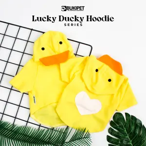 Baju kucing anjing cowok cewek bulu lucu kostum karakter kecil murah - Bukipet Lucky Duck Hoodie