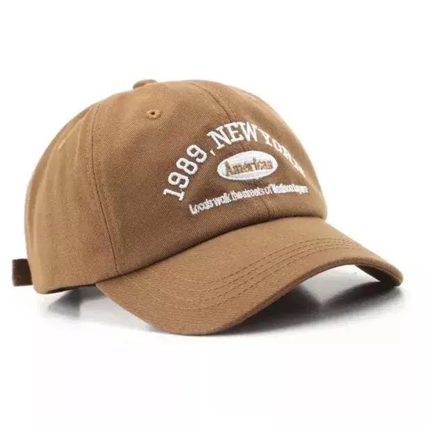 Topi Baseball Pria Dan Wanita New Model Hat Cap Cotton Material 1989 Newyork American Trendy 2023