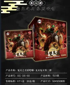 BUKA LIVE- BOX/PACK DEMONSLAYER/JUJUTSU KAISEN BADGE / PIN COLLECTIBLE