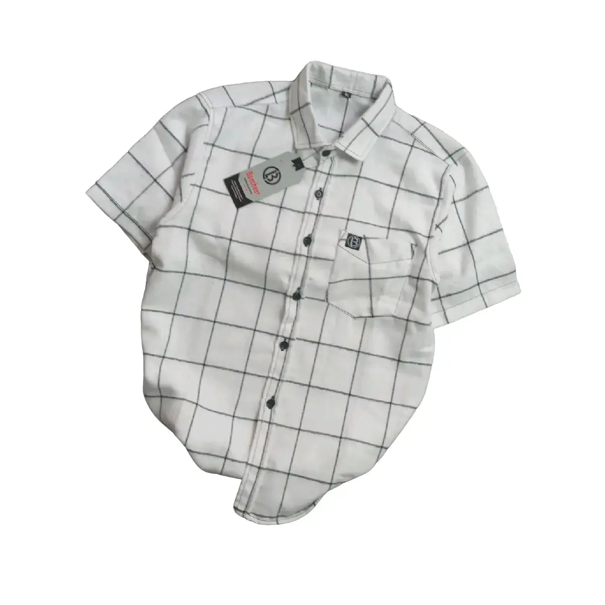 Kemeja Flanel Anak Lengan Pendek Umur 6-13 Thn Kwalitas Distro Motif Kotak Kotak Bestsseller