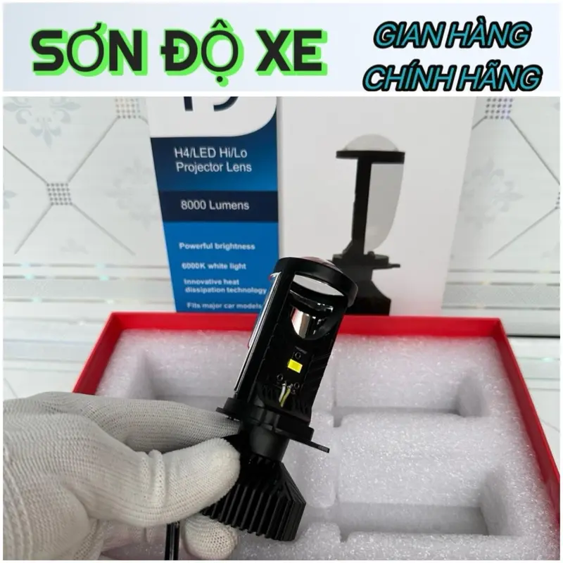Led bi cầu T9 siêu sáng ( Loại Tốt ) chân h4 bảo hành 24 tháng Lắp Các Dòng Xe Wave 2006 Tới 2023 , Vision , Ab110,SH,Click,Noza,Grand,Ex135-150……Đèn Pha