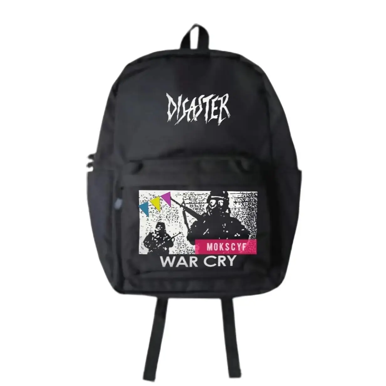 Tas Ransel Sekolah Backpack Laptop Pria MOCKS Disaster War Cry