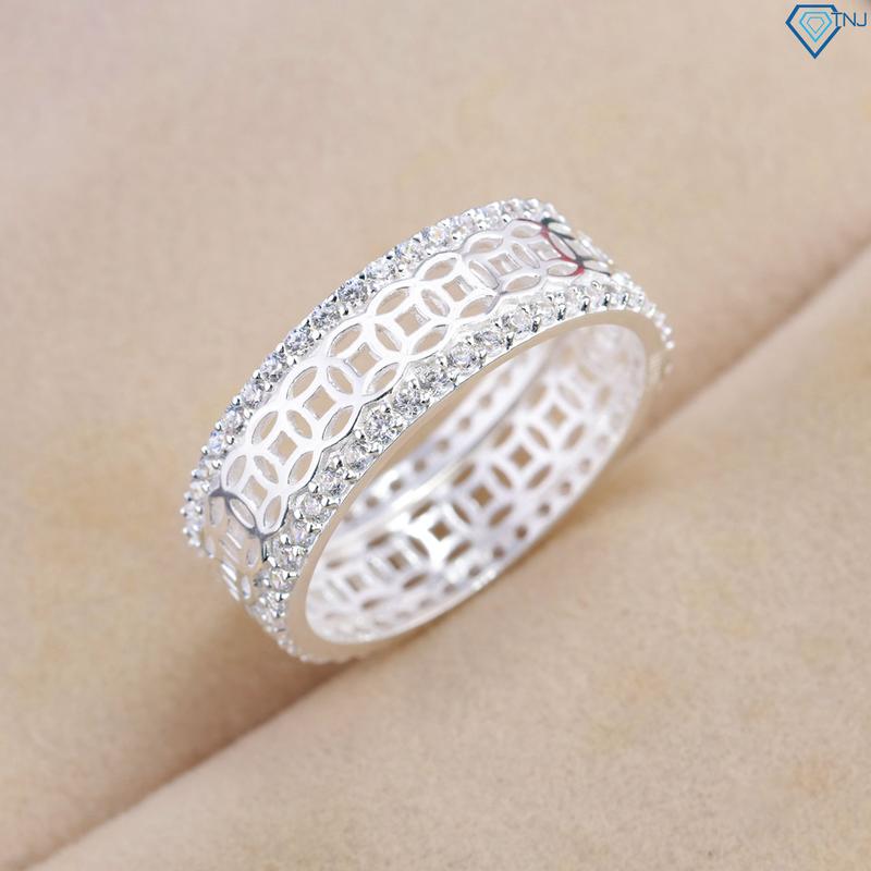 Nhẫn bạc nam kim tiền đính đá cá tính NNA0863 - Trang Sức TNJ