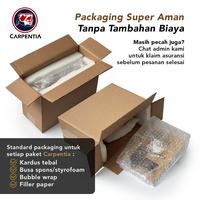 Gambar Carpentia | Brochure Holder Acrylic tebal 3 mm - Tempat Brosur Akrilik A4 Horizontal Landscape - Tipe A Bening - [Rak Pamflet Display Flyer Meja Desk] dari Carpentia Indonesia Kota Tangerang Selatan 4 Tokopedia