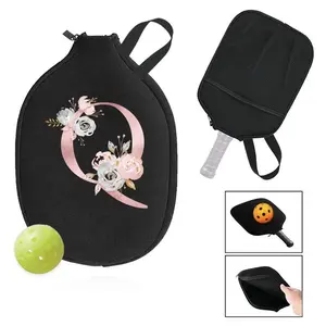 Tas Tangan Raket Pickleball Pickleball Paddle Cover Souvenir Graduation Gift Girlfriend Birthday Zipper & Handle Accessory Pattern