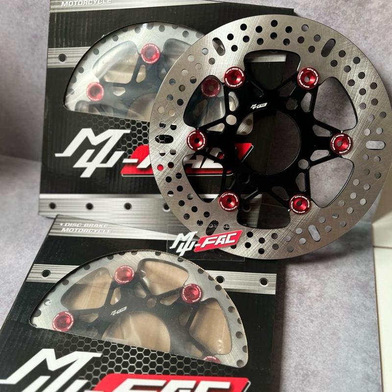 CAKRAM PIRINGAN DEPAN UK 220mm FULL CNC NEW EDITION UNIVERSAL MOTOR MIO VARIO BEAT MIO SOUL SCOOPY JUPITER MX DLL 9