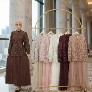 Gamis Dress Muslim Pesta Naira Pita Auter Inner