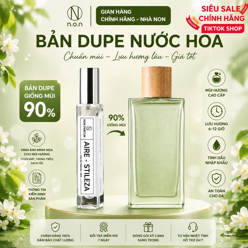 nước hoa nữ - non Air Sutileza - Sự thanh thoát, mang cảm giác tự nhiên, tinh tế