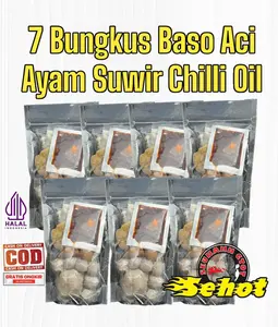 [ chili oil ] 7 BUNGKUS BASO ACI AYAM SUWIR CHILI OIL Cireng isi