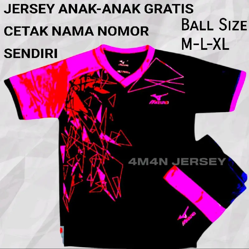Stelan baju futsal junior anak anak sd pria dan wanita GRATIS SABLON NAMA NOMOR PUNGGUNG SENDIRI 4