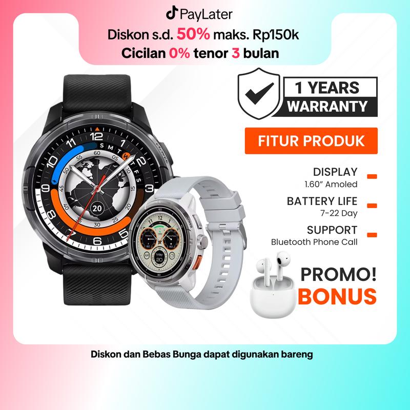 Haylou Solar Ultra Inch Amoled Support Bluetooth Phon