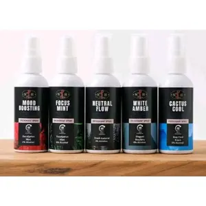 NLH Deodorant Natural Tawas Spray 5 Botol 60 ml BPOM  untuk Penggunaan Bau Ketiak Anda Bebas Alkohol & Mencerahkan Ketiak Bunga bebas paraben anti-keringat pemutih