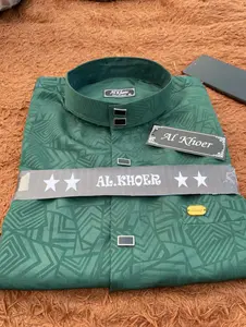 busana muslim kemeja koko sultan bahan embos size JUMBO kemko baju lebaran laki laki 2025