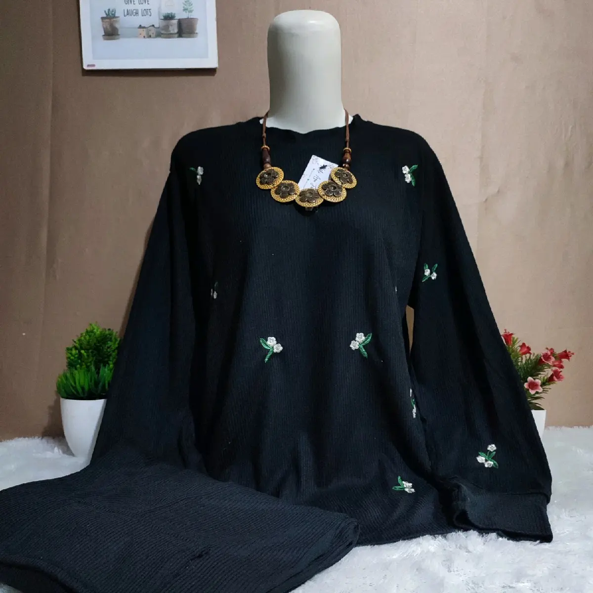 Setelan knit . Realpict . Allsize