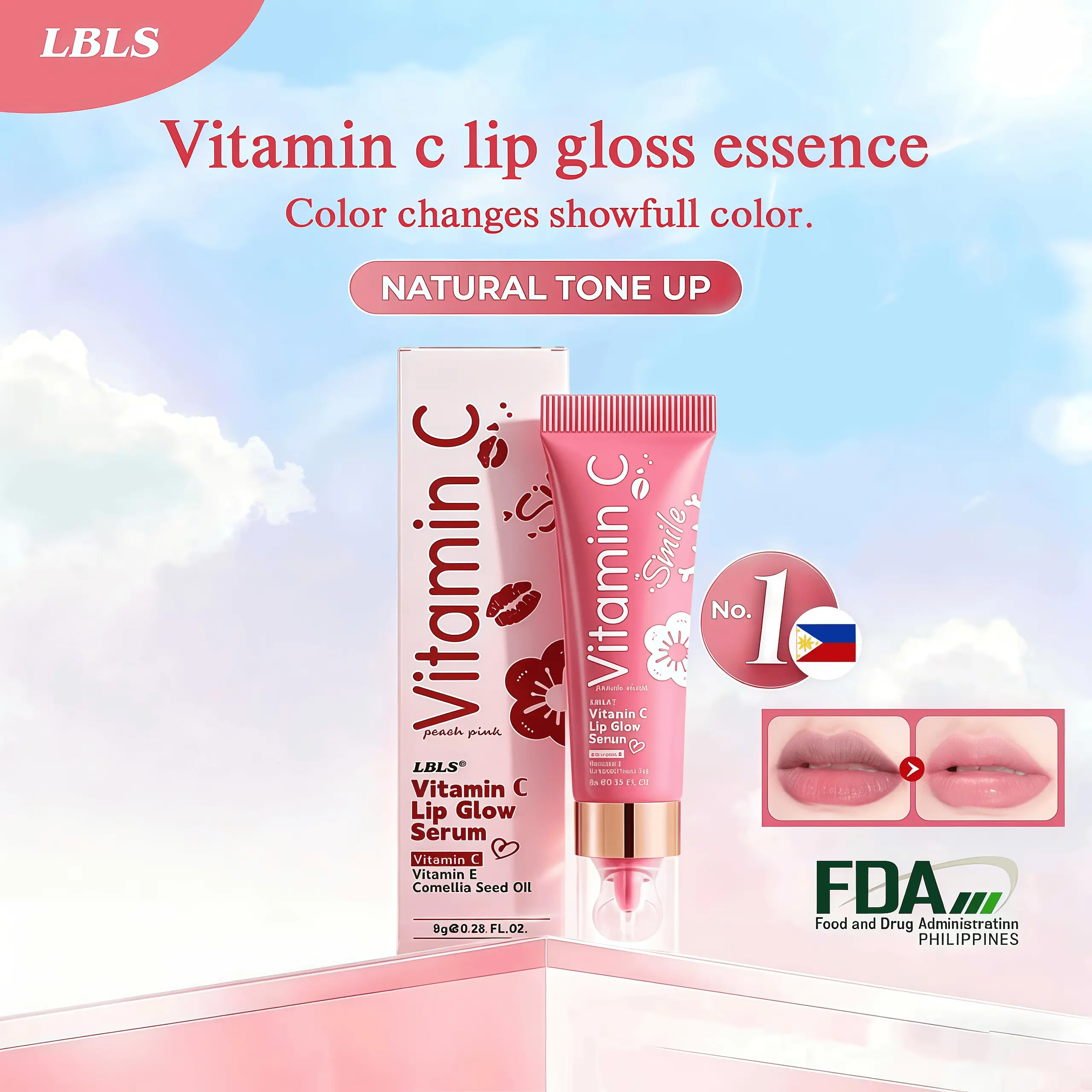 melanotan ii tanning LBLS Vitamin C Lip Balm 8g — Brightening, Long‑Lasting Hydration