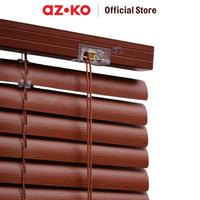 Gambar AZKO Forhom Venetian Blind 40x180 cm 25 mm - Cokelat Teak Blind Horizontal Kerai Jendela Blinds Slat Tirai Blinds dari AZKO Indonesia Kota Administrasi Jakarta Barat 3 Tokopedia